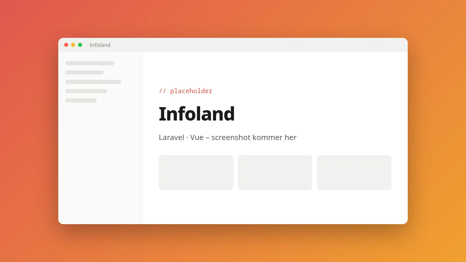 Screenshot of Infoland