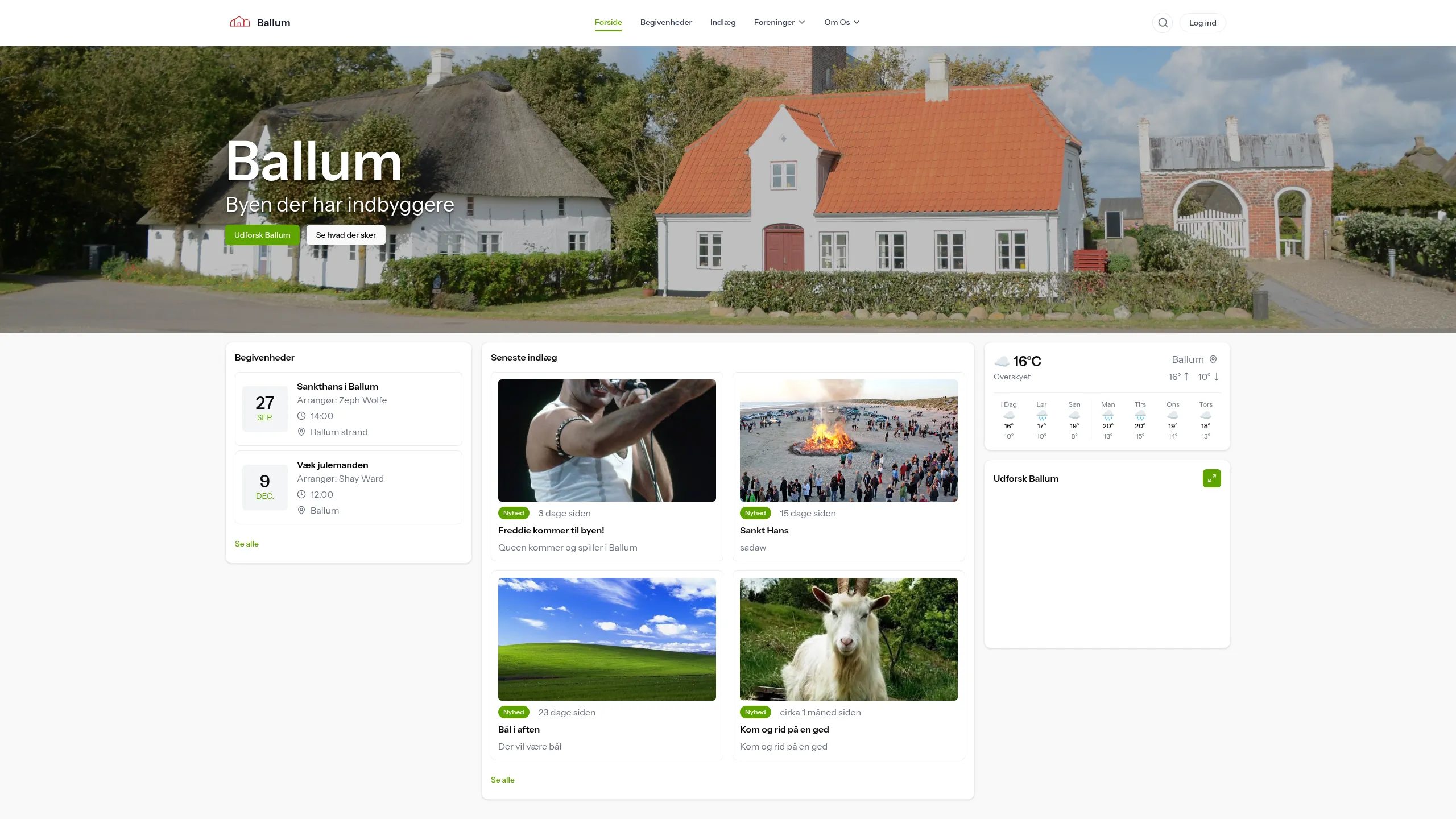 Screenshot of Infoland